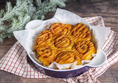 Sweetpotato Cinnamon Rolls