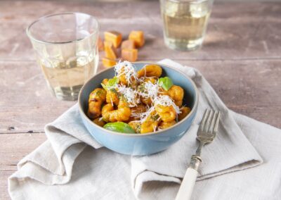 Sweetpotato Gnocchi with Pesto