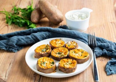 Smashed Sweetpotatoes