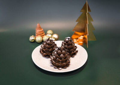 Sweetpotato Chocolate Pinecones