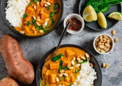 Vegan Sweetpotato Peanut Curry
