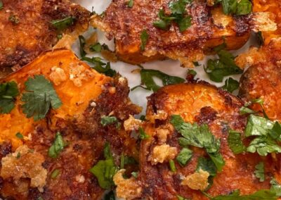 Parmesan Crusted Sweetpotatoes