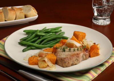 Sheet Pan Pork Chops and Sweetpotatoes