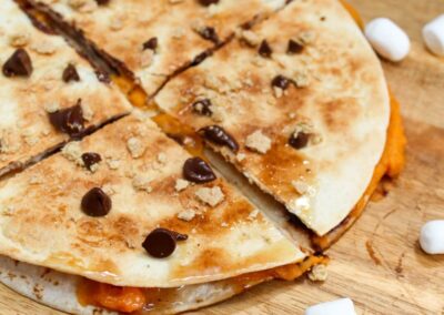 S’mores Sweetpotato Quesadilla