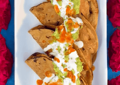 Sweetpotato Tacos Dorados