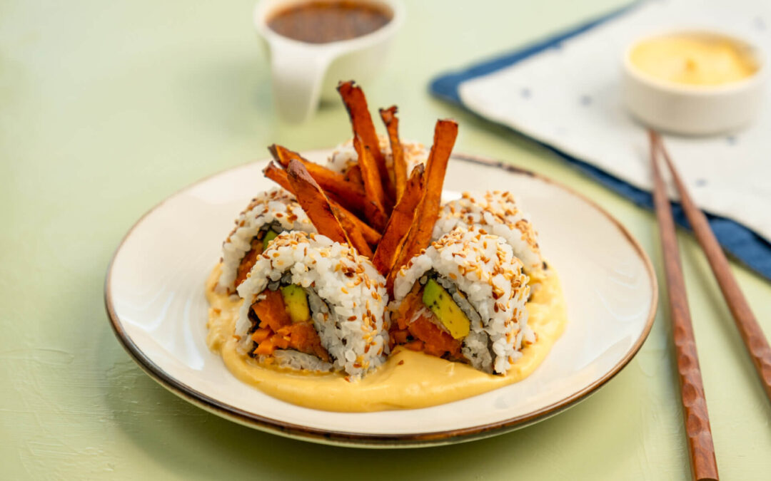 The Sweetpotato Child O’Mine Sushi Rolls