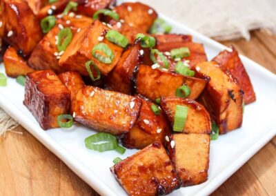 Teriyaki Glazed Sweetpotatoes