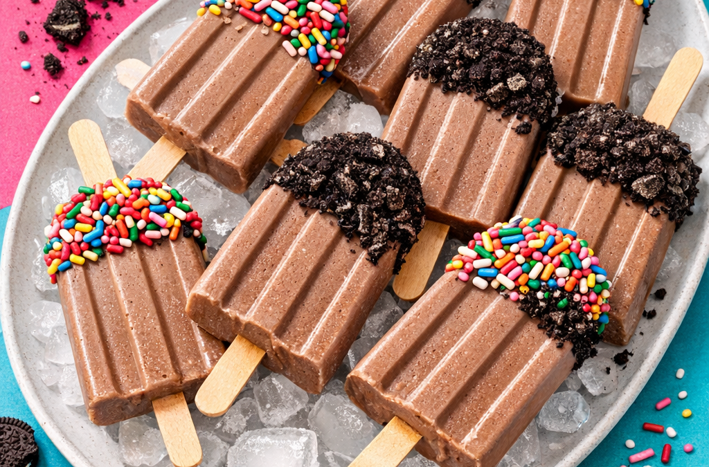 Sweetpotato Chocolate Fudgsicles